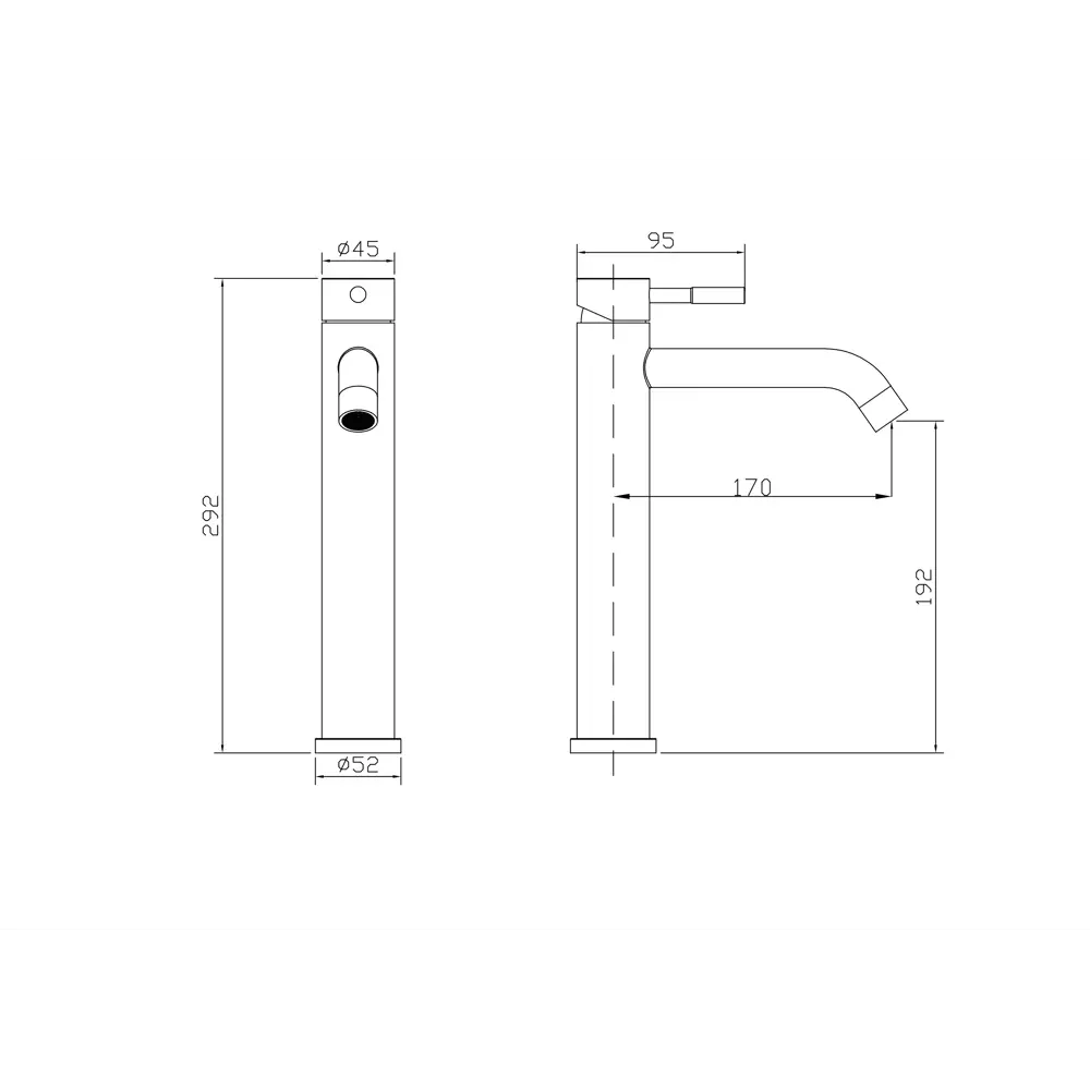Фото 6 Комплект Floracio Tube F.811.GM душевая система и смеситель для раковины цвет вороненая сталь Фото 6 Комплект Floracio Tube F.811.GM душевая система и смеситель для раковины цвет вороненая сталь