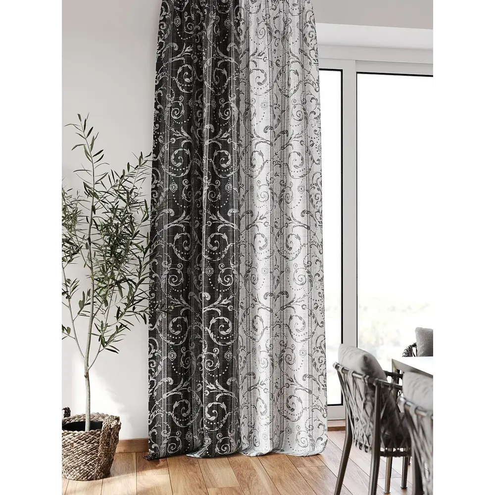 Фото Штора блэкаут на шторной ленте Comfy Way Флонтос - 31 CW594031-260, 260x150 см, цвет серый Фото Штора блэкаут на шторной ленте Comfy Way Флонтос - 31 CW594031-260, 260x150 см, цвет серый