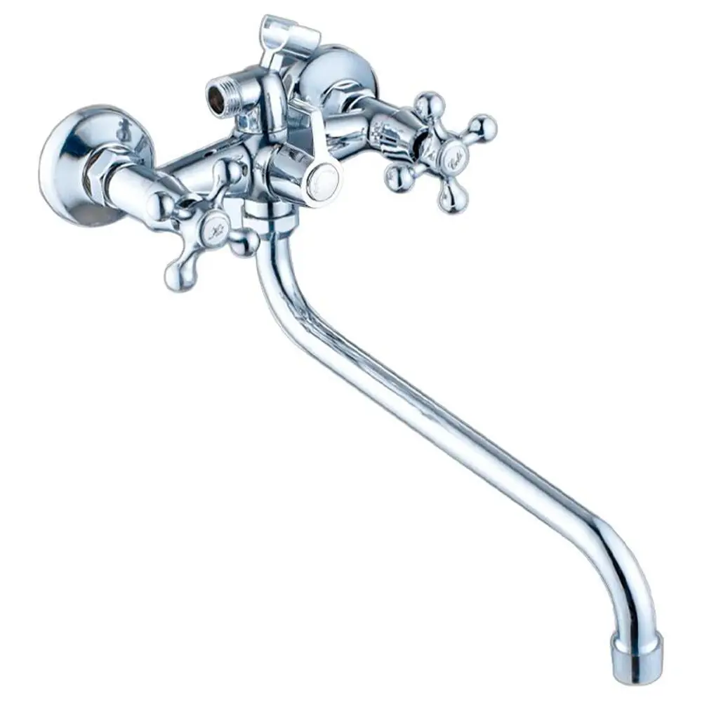 Фото Смеситель для ванны Maxonor MN2208-2 двухвентильный цвет хром