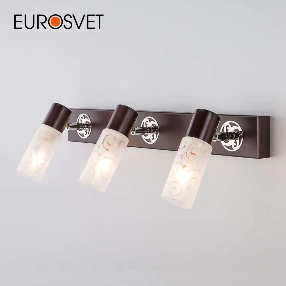 Фото Бра Eurosvet Astoria 21130/3 хром/венге E14