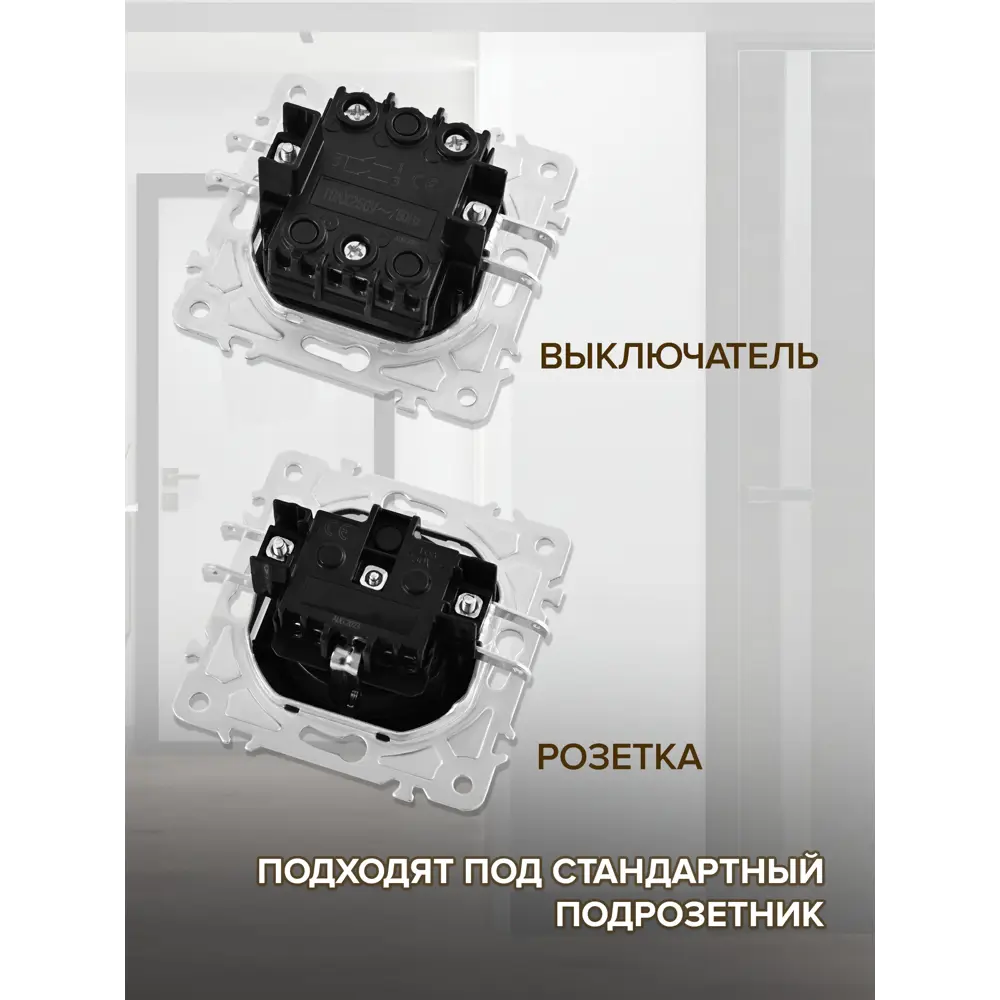 Фото 3 Розетка с выключателем встраиваемые с рамкой Arte milano SET16-2-40-1-30-2.shampan с заземлением 2 клавиши цвет шампань Фото 3 Розетка с выключателем встраиваемые с рамкой Arte milano SET16-2-40-1-30-2.shampan с заземлением 2 клавиши цвет шампань