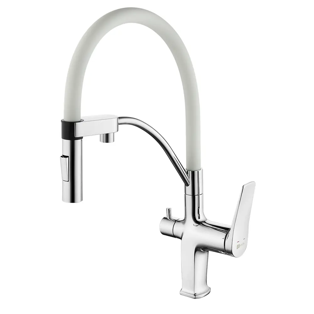 Фото Однорычажный смеситель Lemark Comfort lm3074c-white 20.6 см цвет белый Фото Однорычажный смеситель Lemark Comfort lm3074c-white 20.6 см цвет белый