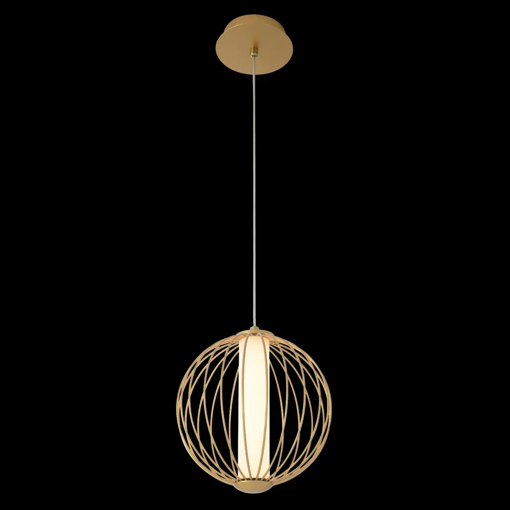 Фото 2 Люстра подвесная светодиодная Crystal Lux Sync sp12w gold 4 м² нейтральный белый свет цвет золото Фото 2 Люстра подвесная светодиодная Crystal Lux Sync sp12w gold 4 м² нейтральный белый свет цвет золото