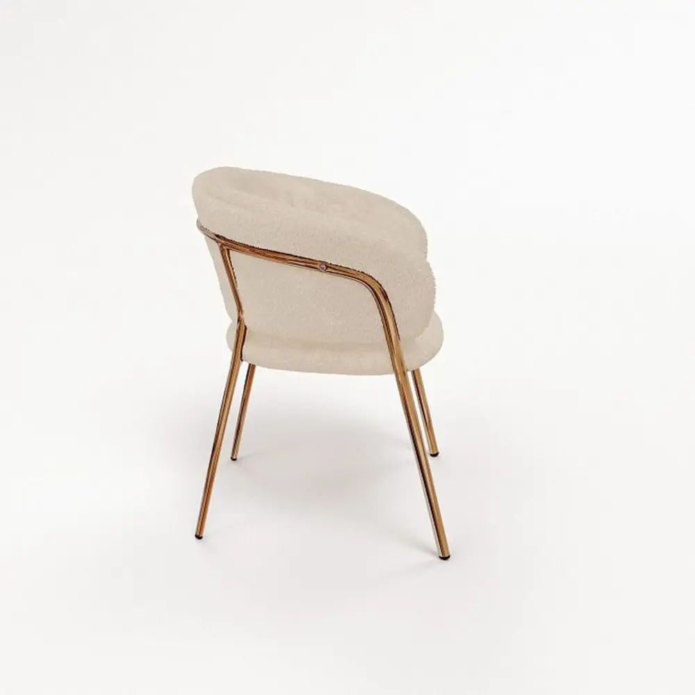 Фото 2 Стул Hesby Hsbi_htc0255_beige 53x77x54 см текстиль цвет бежевый Фото 2 Стул Hesby Hsbi_htc0255_beige 53x77x54 см текстиль цвет бежевый