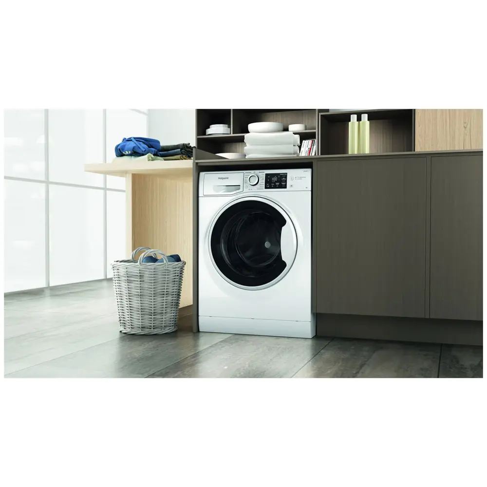 Фото 12 Стиральная машина Hotpoint Nsb 6015 W V Ru 59.50x85x42.50 см 6 кг цвет белый
