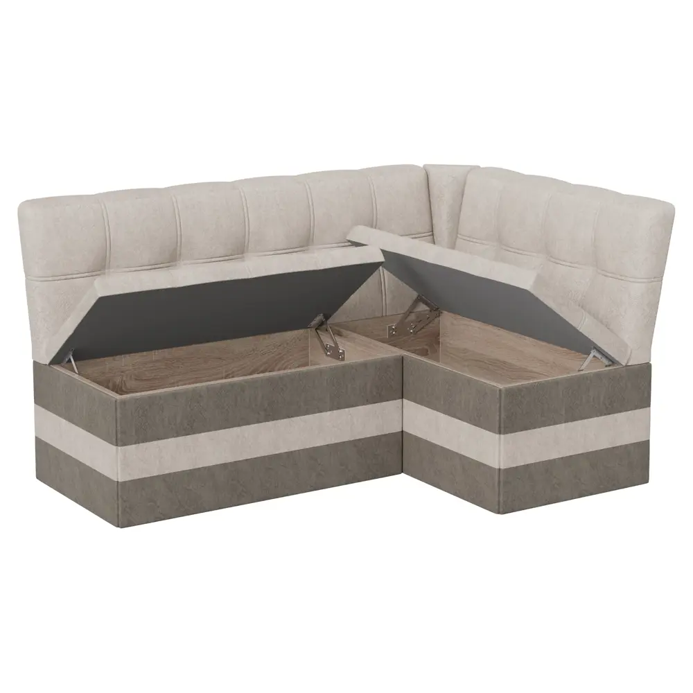 Фото 3 Диван кухонный Трия Оскар 149 x 82 x 105 см цвет микровелюр wellmart dark beige/latte Фото 3 Диван кухонный Трия Оскар 149 x 82 x 105 см цвет микровелюр wellmart dark beige/latte