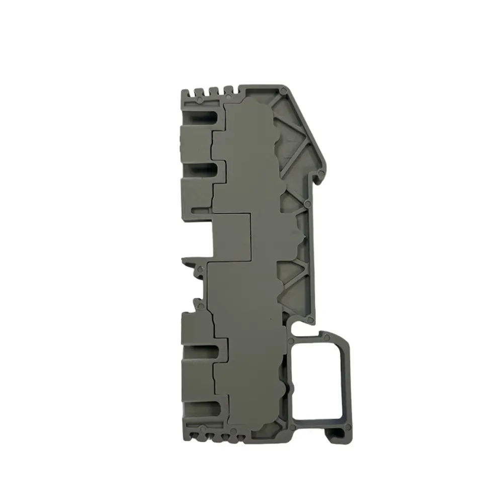 Фото Клеммник пружинный быстрозажимной Tbloc 4-выводной Push-in на DIN-рейку 2.5 мм цвет серый 40 шт. iTOK Фото Клеммник пружинный быстрозажимной Tbloc 4-выводной Push-in на DIN-рейку 2.5 мм цвет серый 40 шт. iTOK