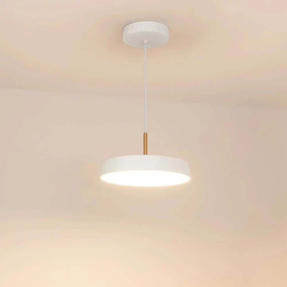 Фото 2 Светильник подвесной светодиодный Arlight Elegant Arlt_033914_1 5 м² теплый белый (желтый) свет цвет белый Фото 2 Светильник подвесной светодиодный Arlight Elegant Arlt_033914_1 5 м² теплый белый (желтый) свет цвет белый
