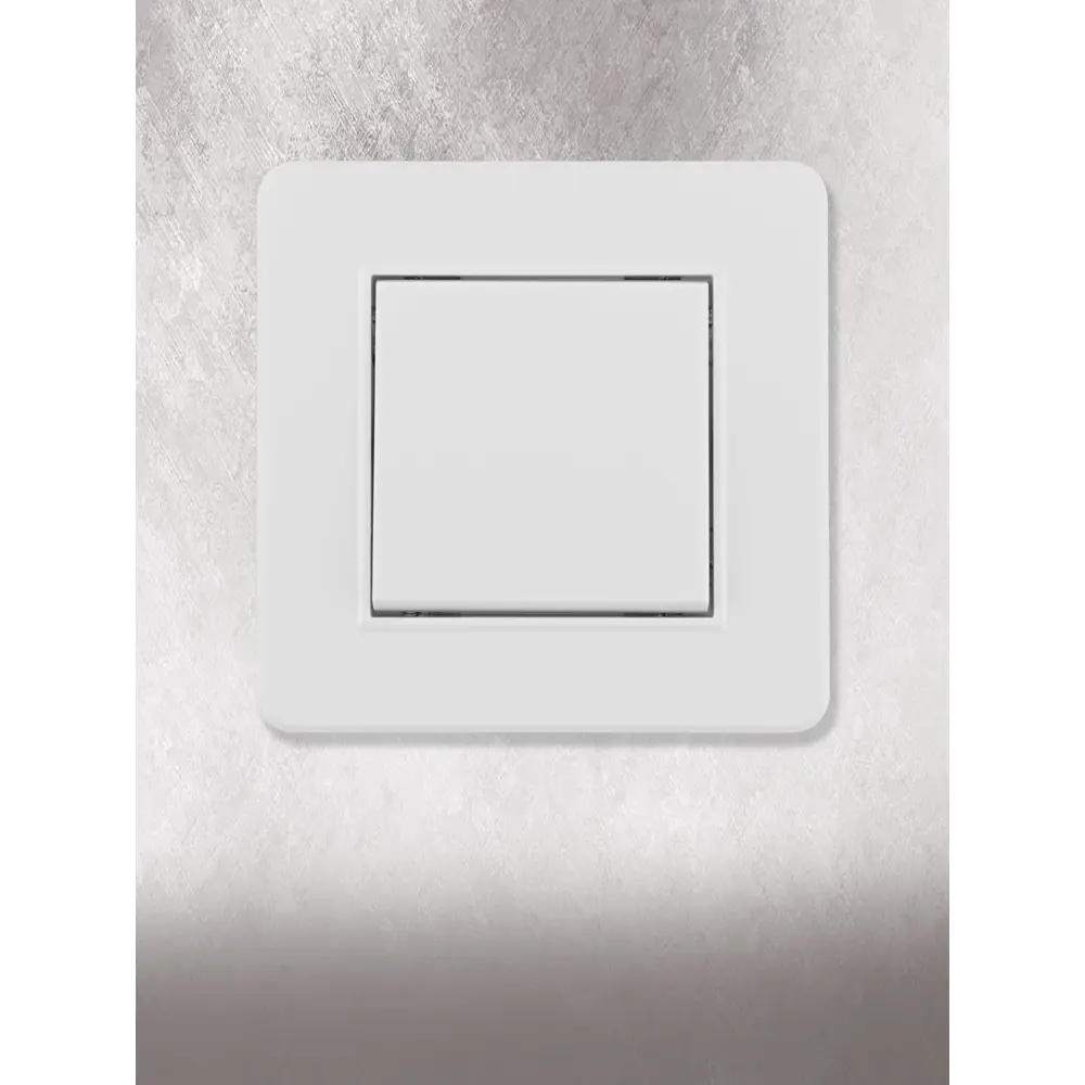 Фото 3 Выключатель с рамкой встраиваемый Arte milano SET16-1-30-1.white 1 клавиша цвет белый