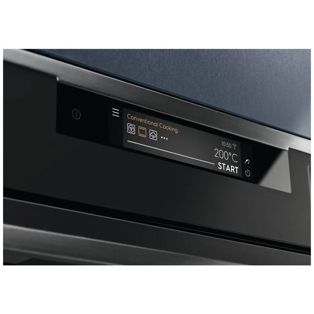 Фото 2 Встраиваемый духовой шкаф Electrolux Kvlae00Wt 59.50x45.50x56.70 см цвет черный матовый Фото 2 Встраиваемый духовой шкаф Electrolux Kvlae00Wt 59.50x45.50x56.70 см цвет черный матовый