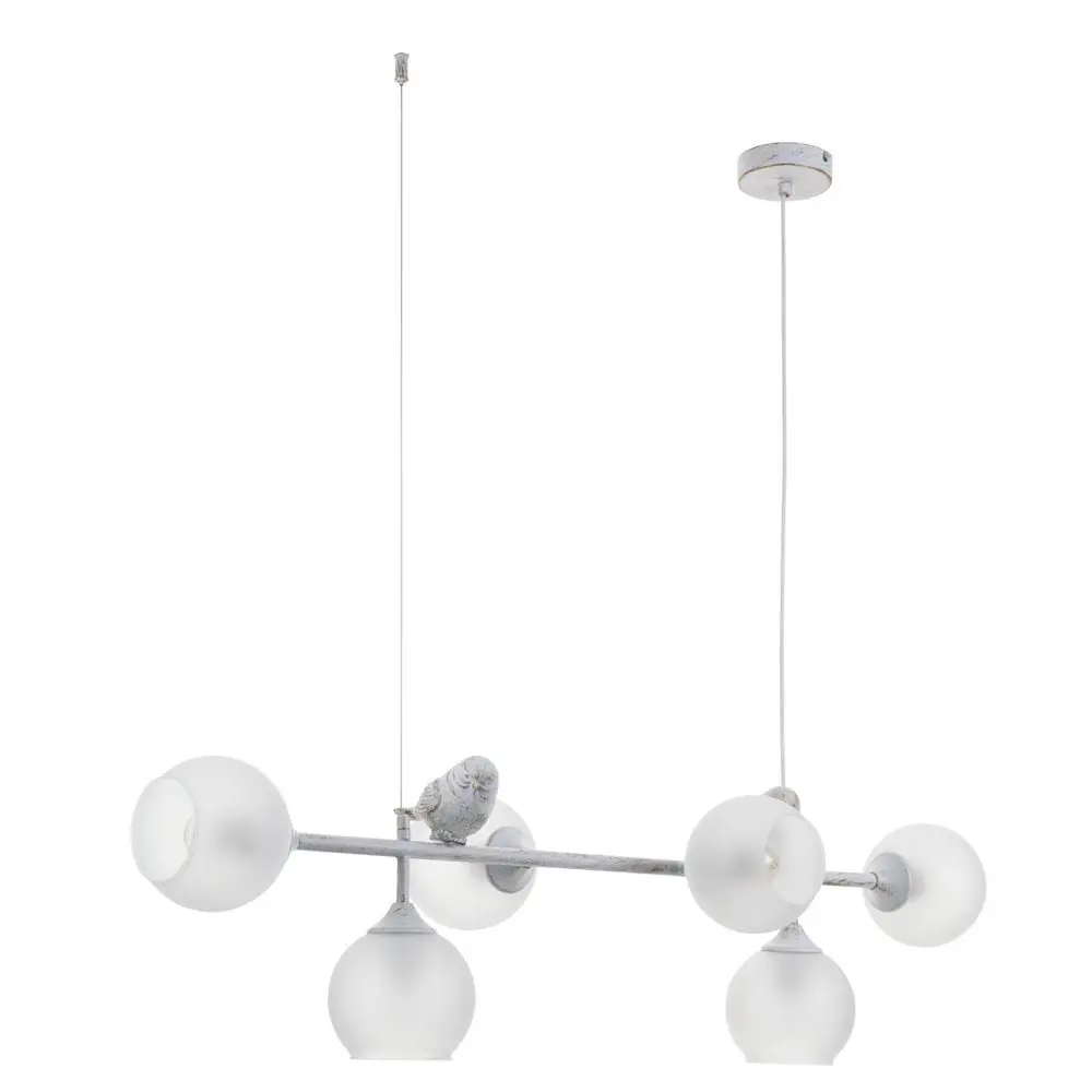 Фото Люстра потолочная ARTE LAMP A2150SP-6WG A2150SP-6WG 6 ламп 15 м² цвет золото