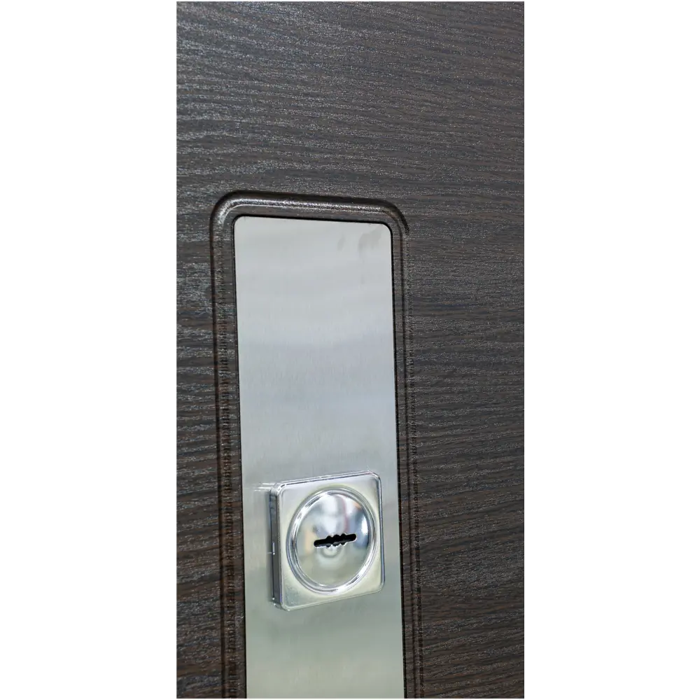 Фото 5 Входная дверь Diva STR МХ-39 205x96см левый цвет Д15 софт шампань/венге с зеркалом