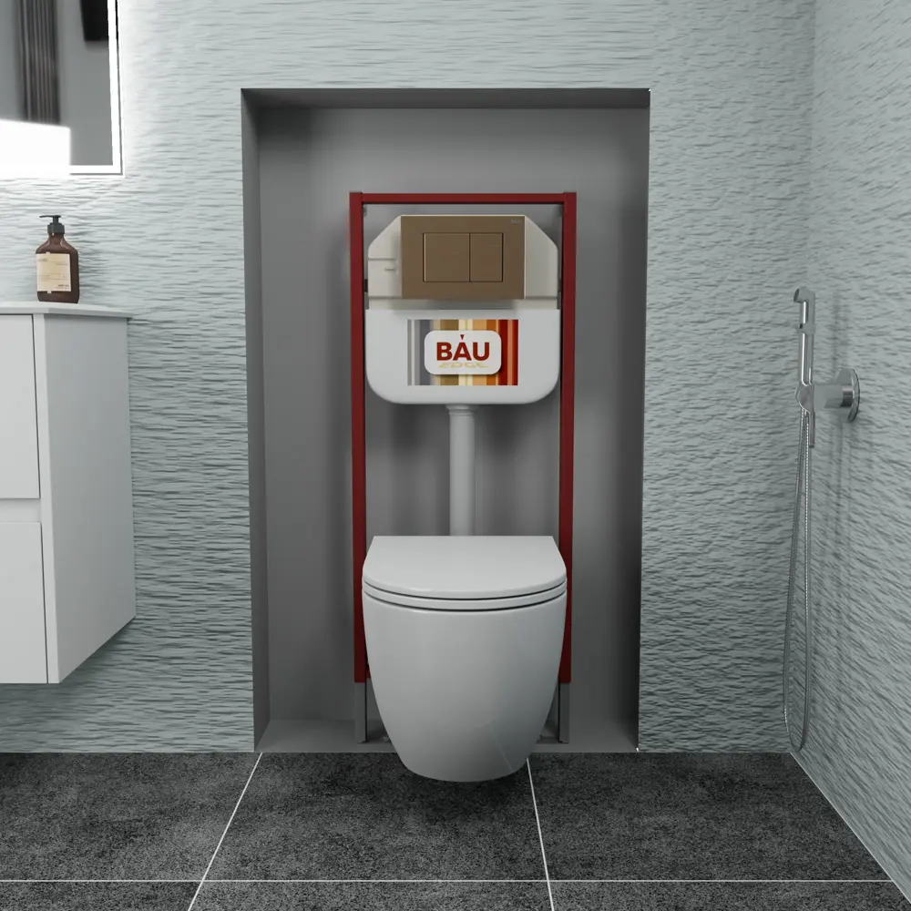 Фото 3 Комплект BAUEDGE NEO45700-GR-4455SQ-Q00012 6 в 1: инсталляция 45, унитаз, со смывом торнадо Grossman Hurricane 3, сиденье, кнопка Stil для инсталляции Фото 3 Комплект BAUEDGE NEO45700-GR-4455SQ-Q00012 6 в 1: инсталляция 45, унитаз, со смывом торнадо Grossman Hurricane 3, сиденье, кнопка Stil для инсталляции