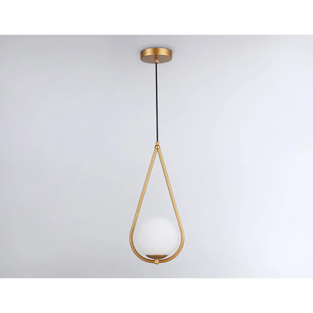 Фото 3 Светильник подвесной светодиодная Ambrella light Tr2599 2 м² нейтральный белый свет цвет жёлтый/золотой
