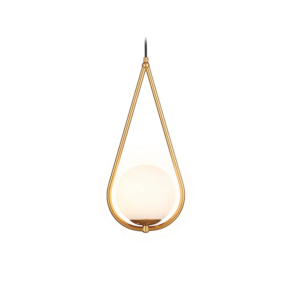 Фото Светильник подвесной светодиодная Ambrella light Tr2599 2 м² нейтральный белый свет цвет жёлтый/золотой