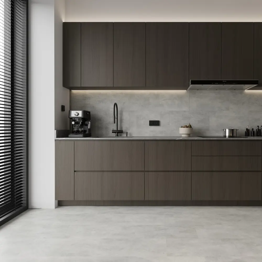 Фото 3 Кварцвиниловая плитка Novafloor Keramik 2.23м² 43 класс цвет бетон светлый Фото 3 Кварцвиниловая плитка Novafloor Keramik 2.23м² 43 класс цвет бетон светлый