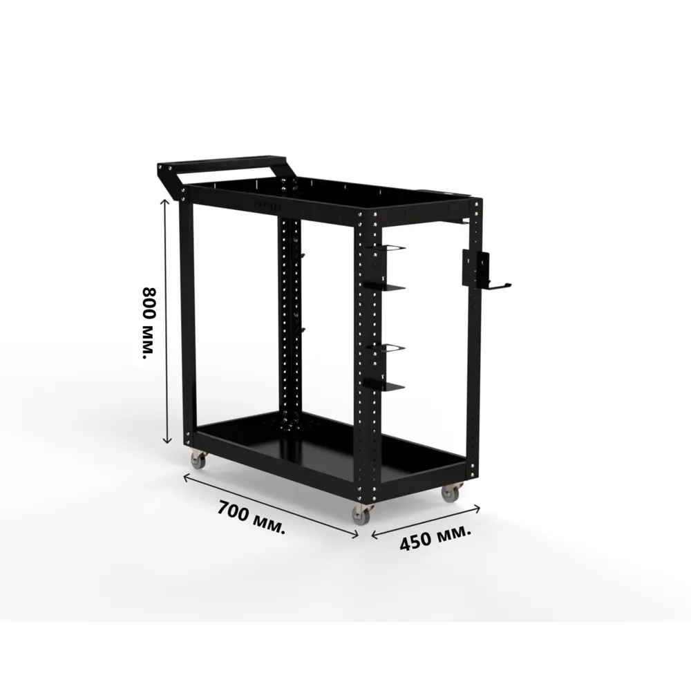 Фото 2 Тележка инструментальная Metalex Тип 1 118029 900x400x800 мм Фото 2 Тележка инструментальная Metalex Тип 1 118029 900x400x800 мм