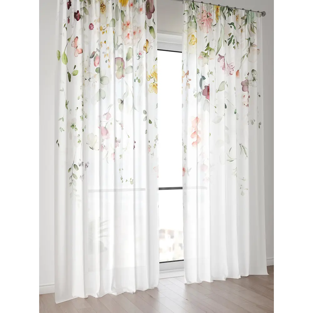 Фото 2 Тюль Comfy Way Алоуна - 171 CW580171-240 150x240 см на шторной ленте цвет белый 2 шт Фото 2 Тюль Comfy Way Алоуна - 171 CW580171-240 150x240 см на шторной ленте цвет белый 2 шт