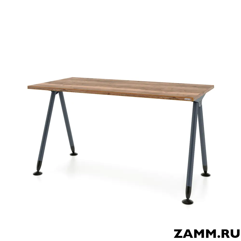 Фото Письменный стол ПС-26790.70x160:HH.25/05-01 Zamm Тандем (Тип 1) 160x75x70 см Металл цвет коричневый