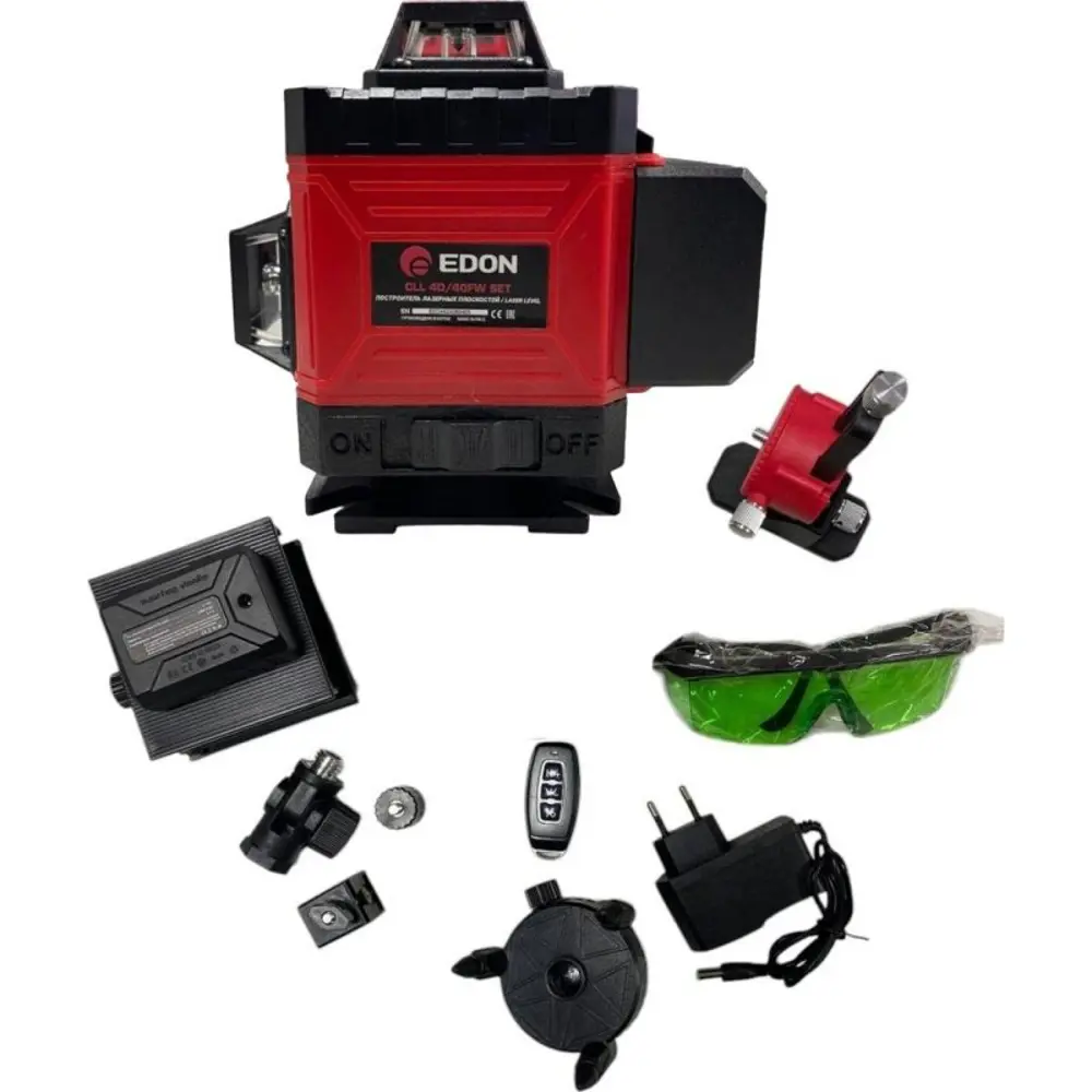Фото 6 Уровень лазерный Edon 4D/40FW SET зеленый луч, на штативе, дальность до 40 м Фото 6 Уровень лазерный Edon 4D/40FW SET зеленый луч, на штативе, дальность до 40 м