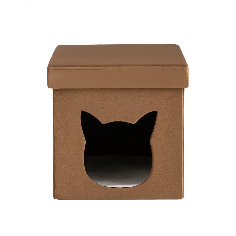 Фото 2 Пуф рогожка Stool Group Store Pet HS-PT55 V73 BOX2, 38x38 см, цвет коричневый Фото 2 Пуф рогожка Stool Group Store Pet HS-PT55 V73 BOX2, 38x38 см, цвет коричневый