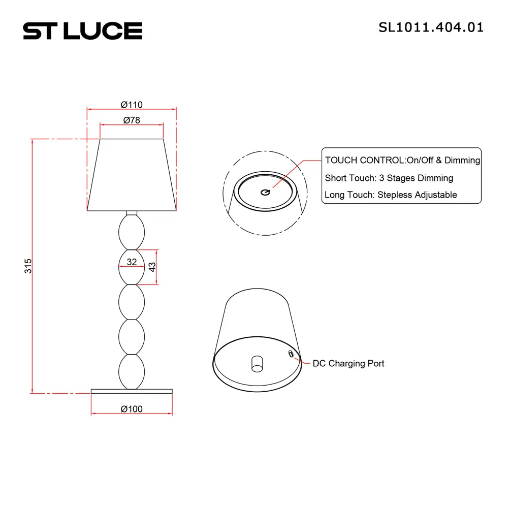Фото 20 Настольная лампа светодиодная St luce Ease Sl1011.404.01 нейтральный белый свет цвет черный Фото 20 Настольная лампа светодиодная St luce Ease Sl1011.404.01 нейтральный белый свет цвет черный