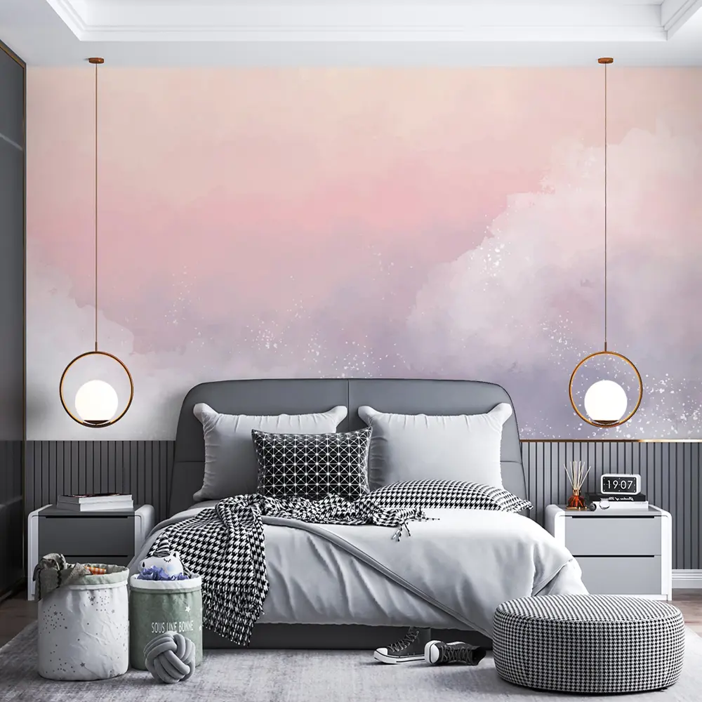 Фото 7 Фотообои флизелиновые Urban Style Розово-сиреневое настроение UST7803, 300x200 см