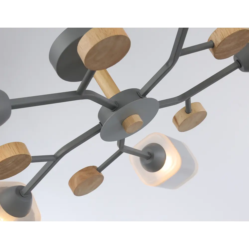 Фото 4 Люстра на штанге Ambrella Light Traditional Ambr_tr3033233 5 ламп 14 м² цвет серый