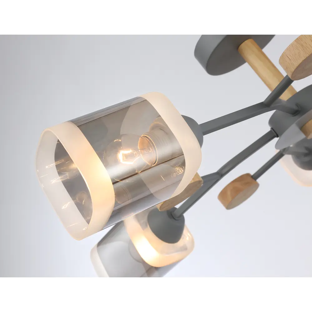 Фото 5 Люстра на штанге Ambrella Light Traditional Ambr_tr3033233 5 ламп 14 м² цвет серый