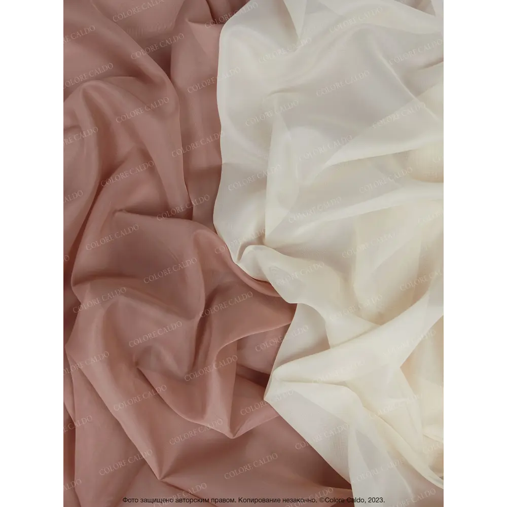Фото 6 Тюль Colore caldo 6033/БежевыйСлонКость на шторной ленте 270x570 см цвет бежевый Фото 6 Тюль Colore caldo 6033/БежевыйСлонКость на шторной ленте 270x570 см цвет бежевый