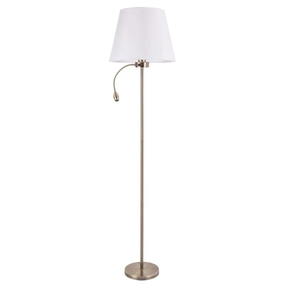 Фото Торшер Arte Lamp AR_A2581PN-2AB Elba цвет белый Фото Торшер Arte Lamp AR_A2581PN-2AB Elba цвет белый