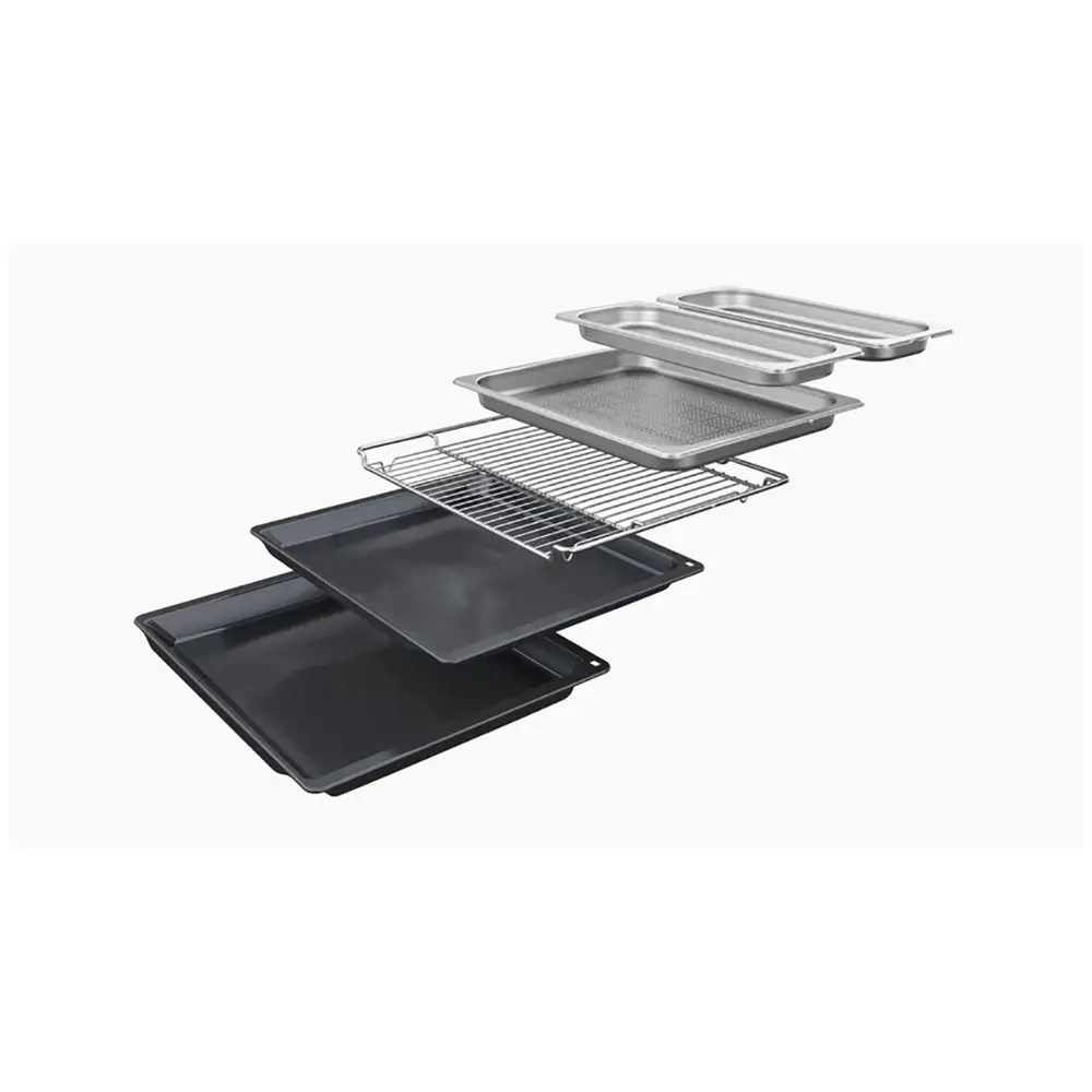 Фото 7 Встраиваемый духовой шкаф Bosch HSG7361B1 59.4х59.5х56.8 см цвет черный Фото 7 Встраиваемый духовой шкаф Bosch HSG7361B1 59.4х59.5х56.8 см цвет черный