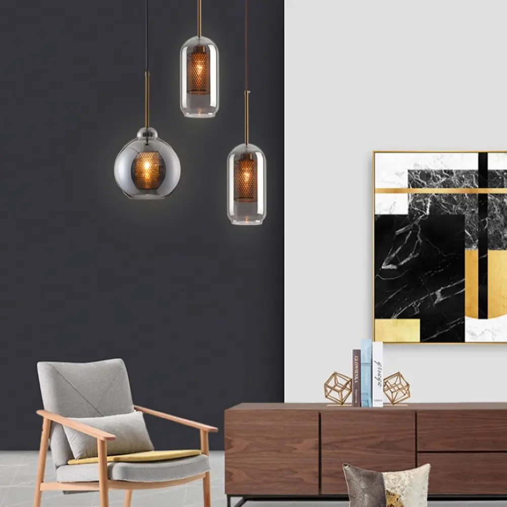 Фото 4 Светильник подвесной Imperiumloft Catch smoky d30 224328-23 1 лампа 3 м² цвет бронза Фото 4 Светильник подвесной Imperiumloft Catch smoky d30 224328-23 1 лампа 3 м² цвет бронза