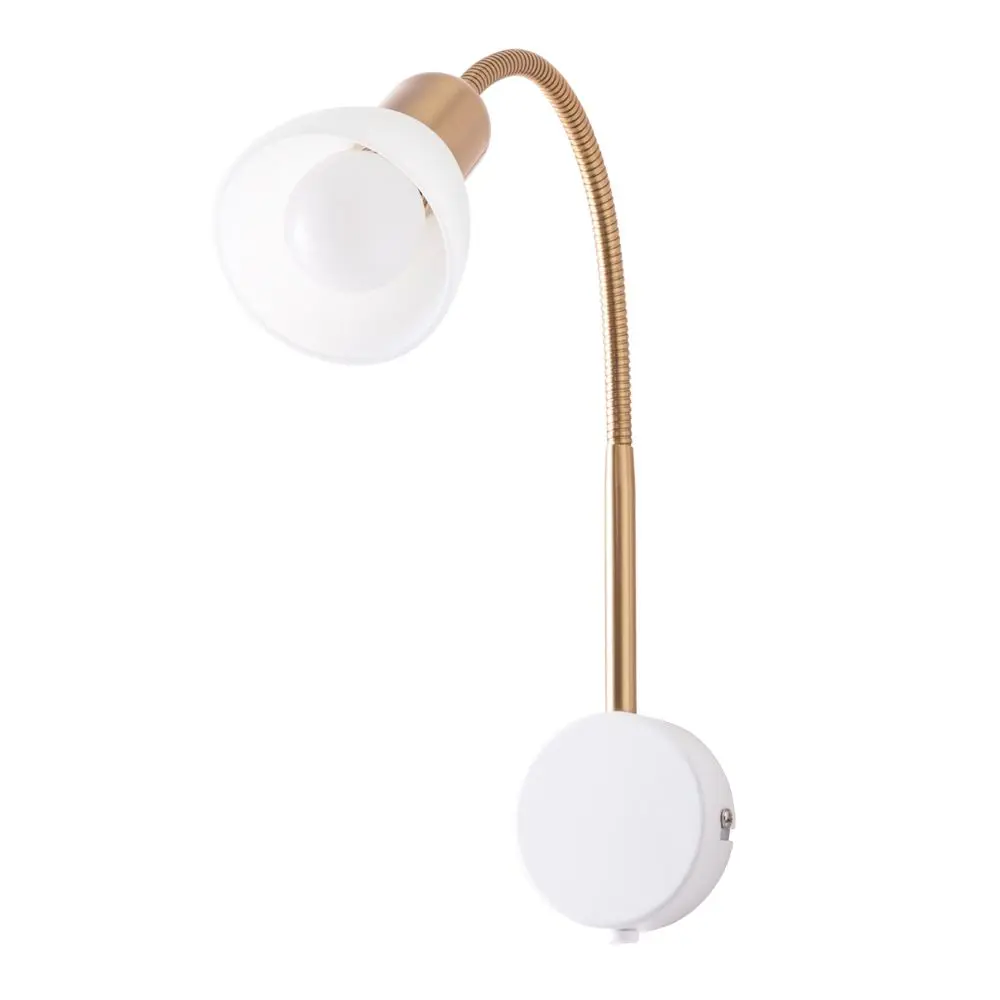 Фото Настенный светильник ARTE LAMP A3116AP-1WH FALENA цвет белый
