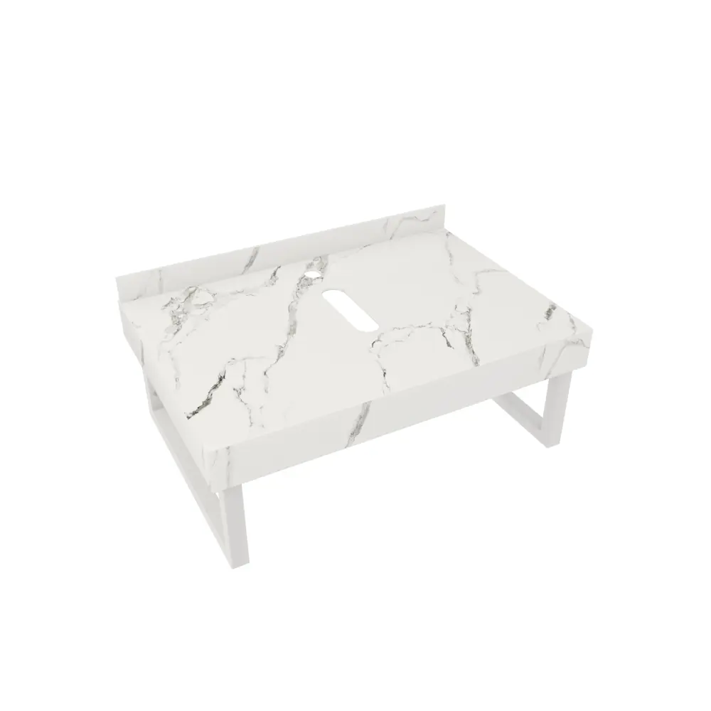 Фото 4 Комплект TEYMI Helmi F13973 Столешница керамогранитная 70 см белый мрамор с раковиной Mini 24 кронштейны 2 шт. белые Фото 4 Комплект TEYMI Helmi F13973 Столешница керамогранитная 70 см белый мрамор с раковиной Mini 24 кронштейны 2 шт. белые