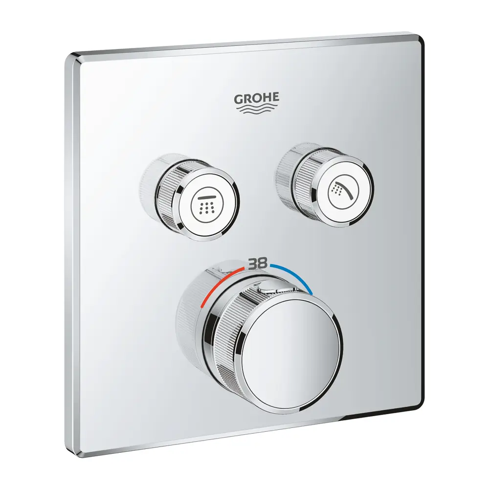 Фото Термостатический смеситель для душа Grohe Grohtherm SmartControl хром 29124000 Фото Термостатический смеситель для душа Grohe Grohtherm SmartControl хром 29124000