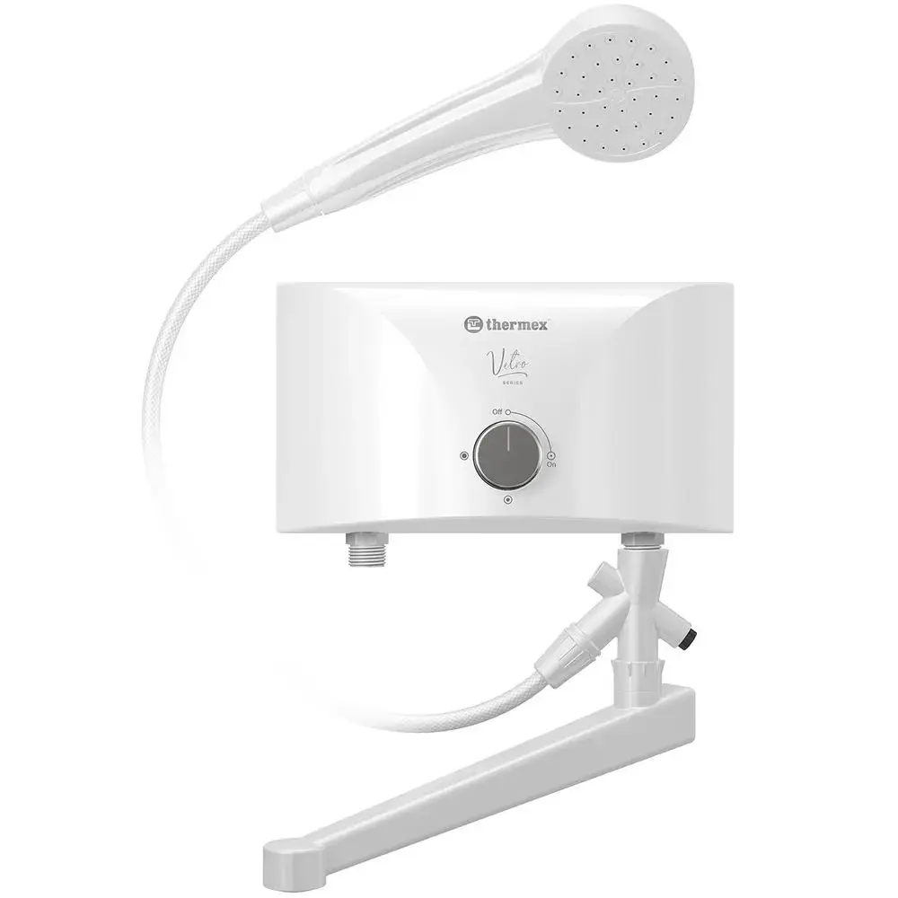 Фото 2 Проточный водонагреватель электрический Thermex vetro 5500 combi 145986 5.5 кВт черный Фото 2 Проточный водонагреватель электрический Thermex vetro 5500 combi 145986 5.5 кВт черный