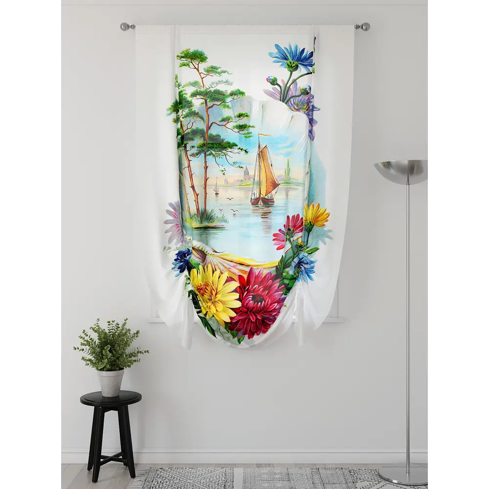 Фото Тюль Comfy Way 150x200 см 2 шт Фартос 191 CW514191-200 цвет белый Фото Тюль Comfy Way 150x200 см 2 шт Фартос 191 CW514191-200 цвет белый