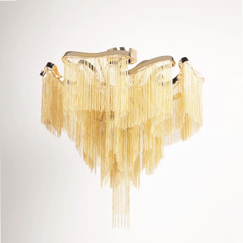 Фото 3 Люстра потолочная Loft It Stream 10208-600c gold 6 ламп 9.43 м² цвет золото Фото 3 Люстра потолочная Loft It Stream 10208-600c gold 6 ламп 9.43 м² цвет золото