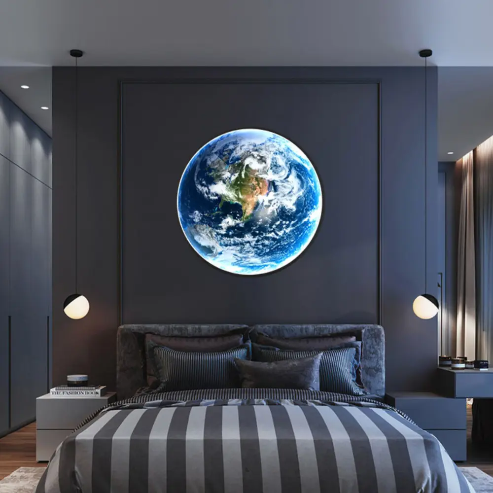 Фото 4 Настенный светильник Imperiumloft Cosmos earth d60 208936-23 цвет белый Фото 4 Настенный светильник Imperiumloft Cosmos earth d60 208936-23 цвет белый