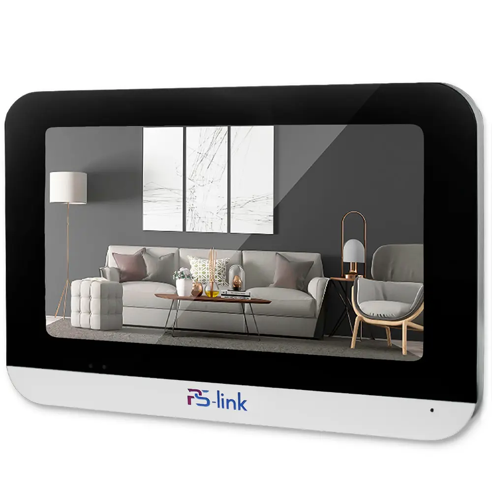 Фото 2 Комплект Wi Fi видеодомофона Ps-link KIT-DB10-SS 7" цвет белый Фото 2 Комплект Wi Fi видеодомофона Ps-link KIT-DB10-SS 7" цвет белый