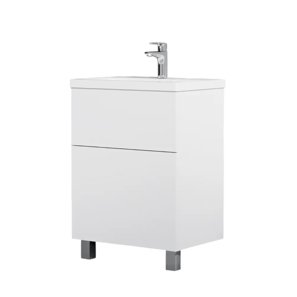 Фото Тумба под раковину напольная Am.pm M93FSX06022WG32 60см цвет белый