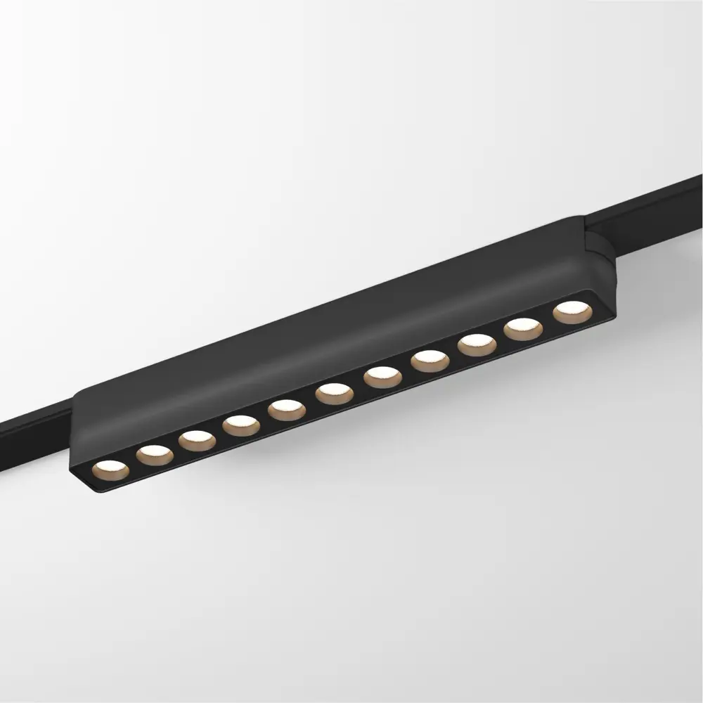Фото Трековый светильник линейный светодиодный Denkirs Dk5305-bk 12 Вт однофазный 2 м² цвет черный Фото Трековый светильник линейный светодиодный Denkirs Dk5305-bk 12 Вт однофазный 2 м² цвет черный