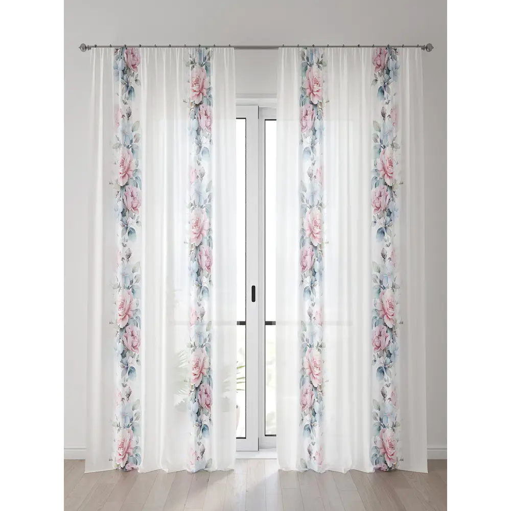 Фото Тюль Comfy Way Алоуна - 135 CW580135-240 150x240 см на шторной ленте цвет белый 2 шт Фото Тюль Comfy Way Алоуна - 135 CW580135-240 150x240 см на шторной ленте цвет белый 2 шт