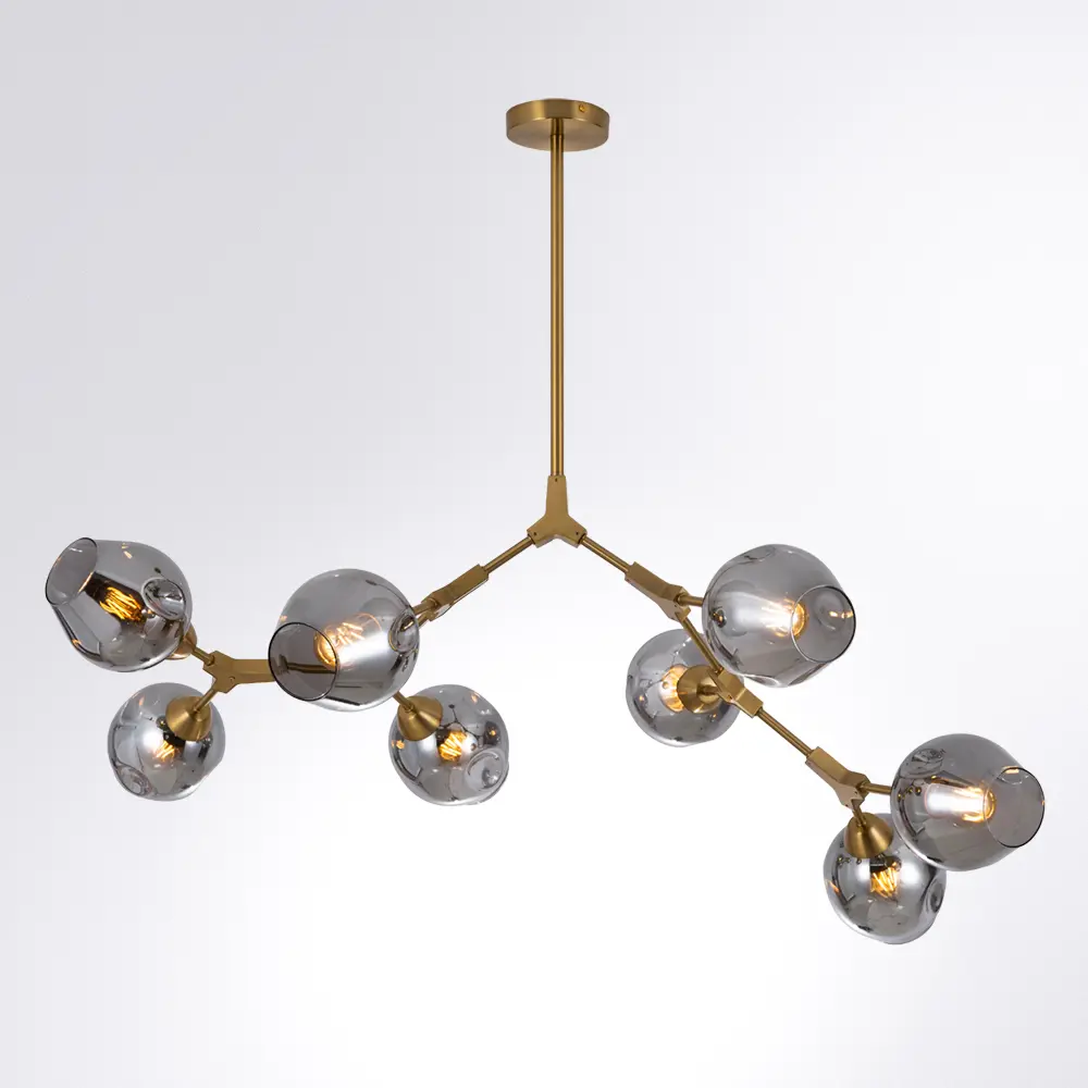 Фото 2 Люстра подвесная Arte lamp A4103sp-8pb 8 ламп 15 м² цвет медь Фото 2 Люстра подвесная Arte lamp A4103sp-8pb 8 ламп 15 м² цвет медь