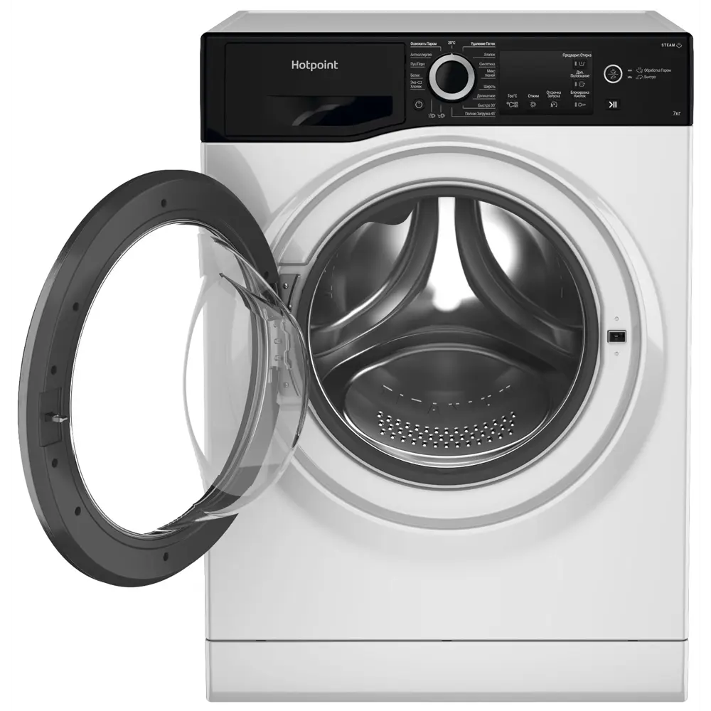 Фото 5 Стиральная машина Hotpoint Nsb 7225 Zs V Ru 59.50x85x43.50 см 7 кг цвет белый Фото 5 Стиральная машина Hotpoint Nsb 7225 Zs V Ru 59.50x85x43.50 см 7 кг цвет белый