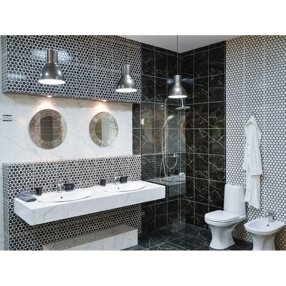 Фото 2 Плитка Керамин Помпеи CDB00014965 27.5x40см 1.65 м² цвет черный, цена за упаковку Фото 2 Плитка Керамин Помпеи CDB00014965 27.5x40см 1.65 м² цвет черный, цена за упаковку