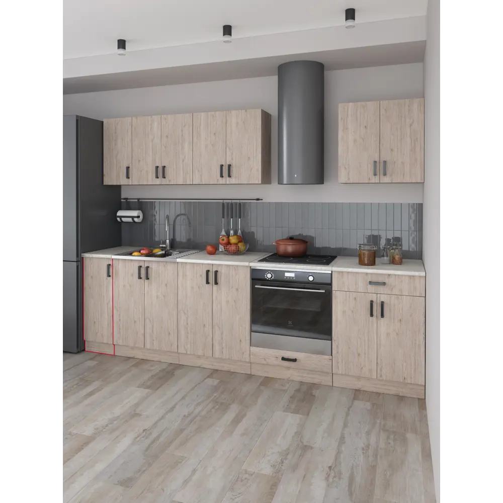 Фото 3 Напольный шкаф Кухонный модуль напольный Regent style 30x82.8x60 см ЛДСП цвет коричневый Фото 3 Напольный шкаф Кухонный модуль напольный Regent style 30x82.8x60 см ЛДСП цвет коричневый