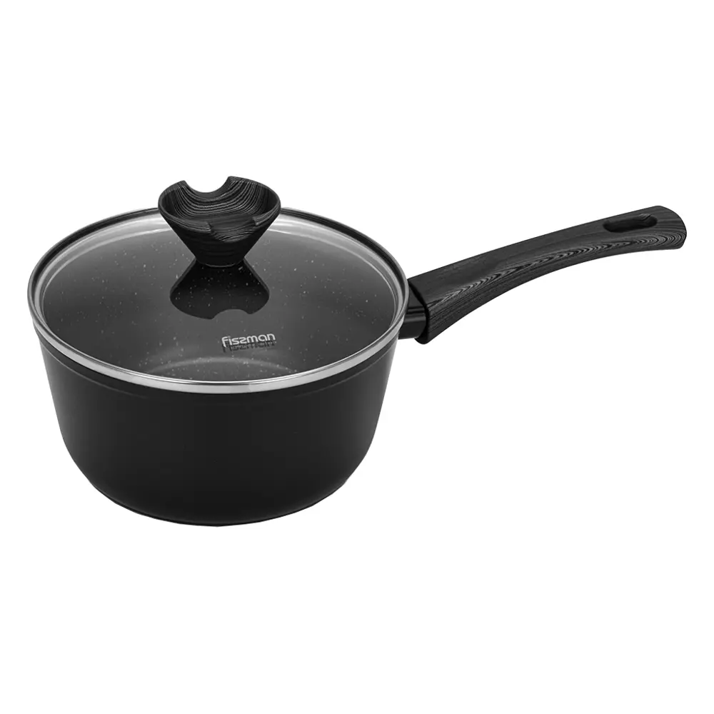 Фото Ковш кухонный с крышкой Fissman 1.9 л Angela с антипригарным покрытием Фото Ковш кухонный с крышкой Fissman 1.9 л Angela с антипригарным покрытием