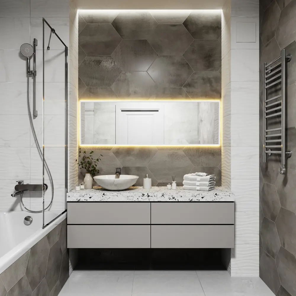 Фото 4 Зеркало со встроенной подсветкой One mirror 15050бст 50x150 см Фото 4 Зеркало со встроенной подсветкой One mirror 15050бст 50x150 см